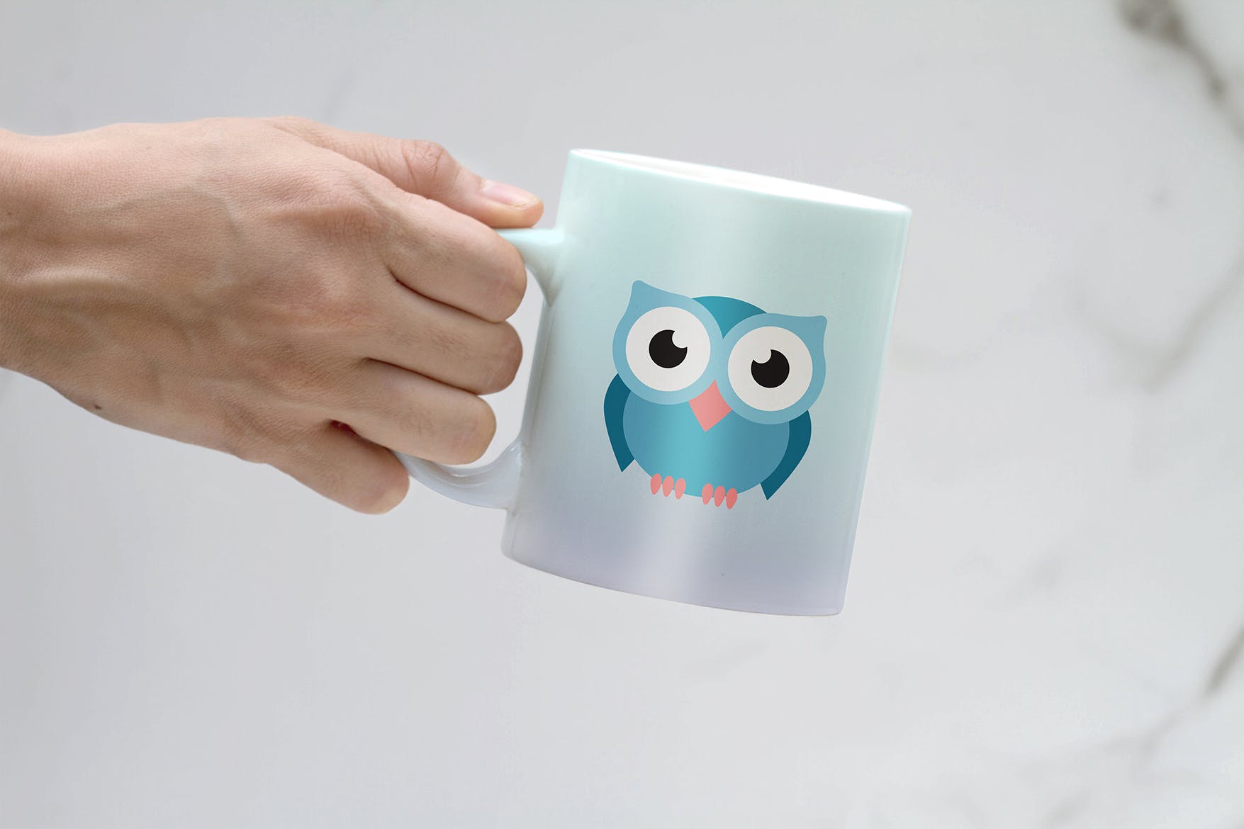 马克杯图案设计预览样机 Clean Mug Mock Up插图(1)