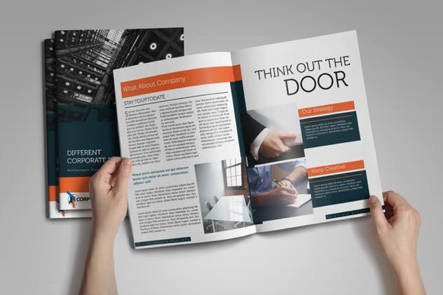 极简设计商业提案/企业宣传册设计模板 Minimal Proposal Corporate Brochure插图(4)