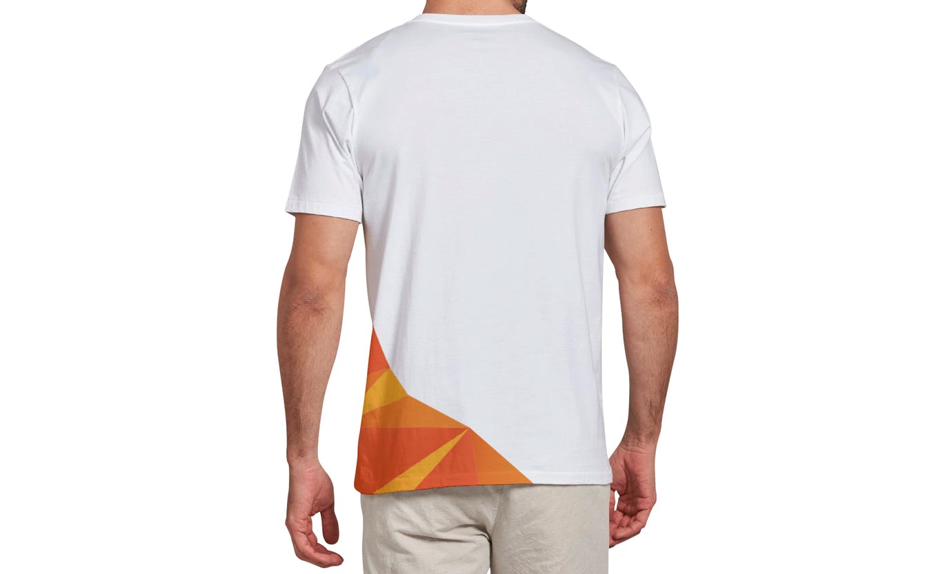 男士T恤设计模特上身正反面效果图样机模板v3 T-shirt Mockup 3.0插图(8)