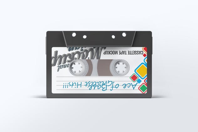 音乐卡带外观设计样机 Cassette Tape Mock-Up插图(7)