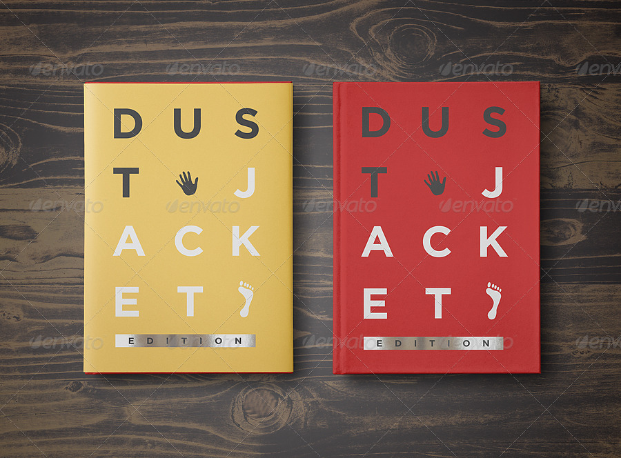 精装图书外观设计展示样机 Book Mock-Up Dust Jacket Edition插图(7)