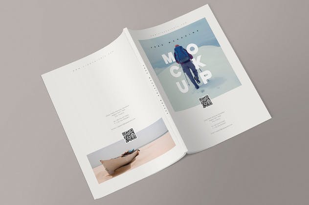 7款杂志排版设计展示样机模板 7 Magazine Mockups插图(7)