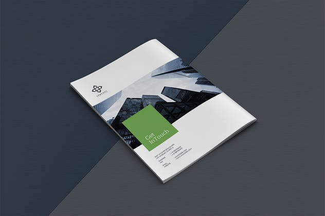 高逼格企业宣传画册设计模板素材 Business Brochure Template插图(13)