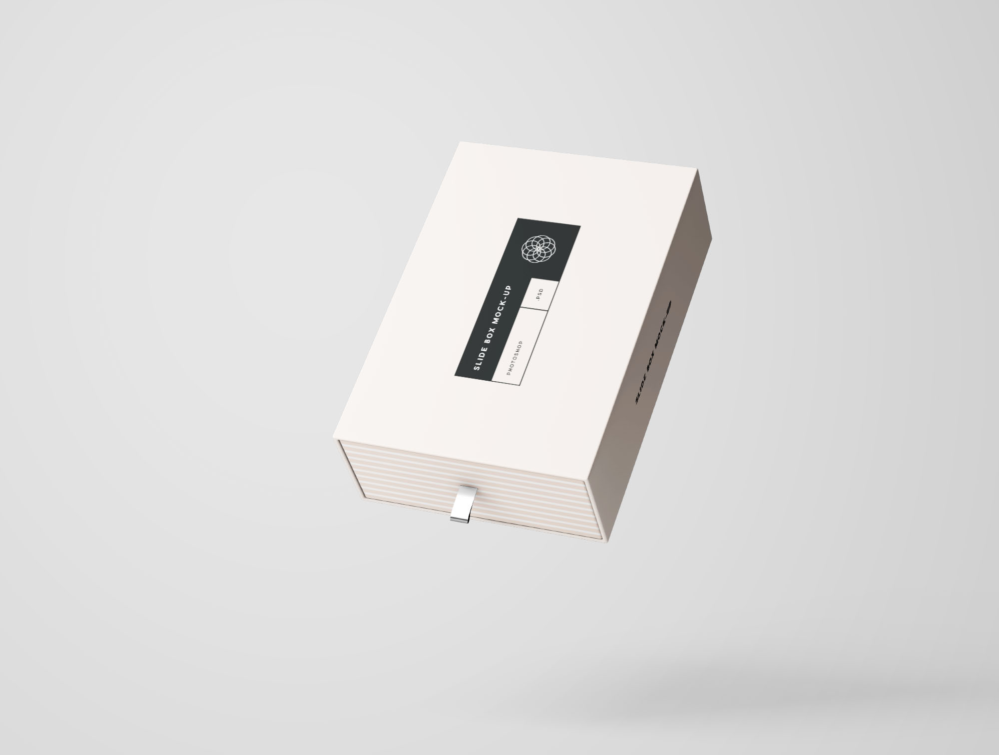 矩形抽屉式包装盒礼品盒包装设计效果图样机 Rectangle Slide Box Mockup插图(2)