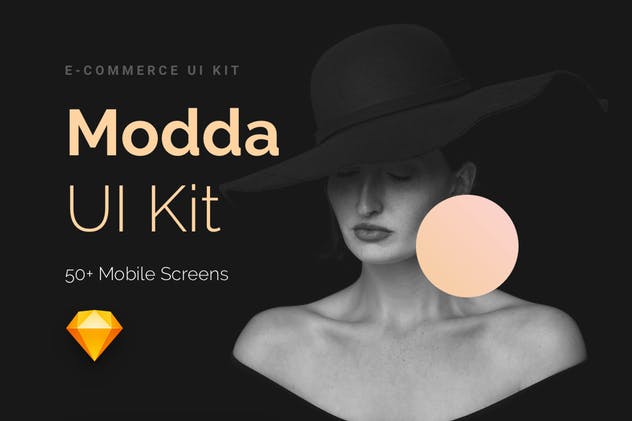 奢侈品电子商务APP应用UI套件 Modda –  E-Commerce Mobile UI Kit插图(1)