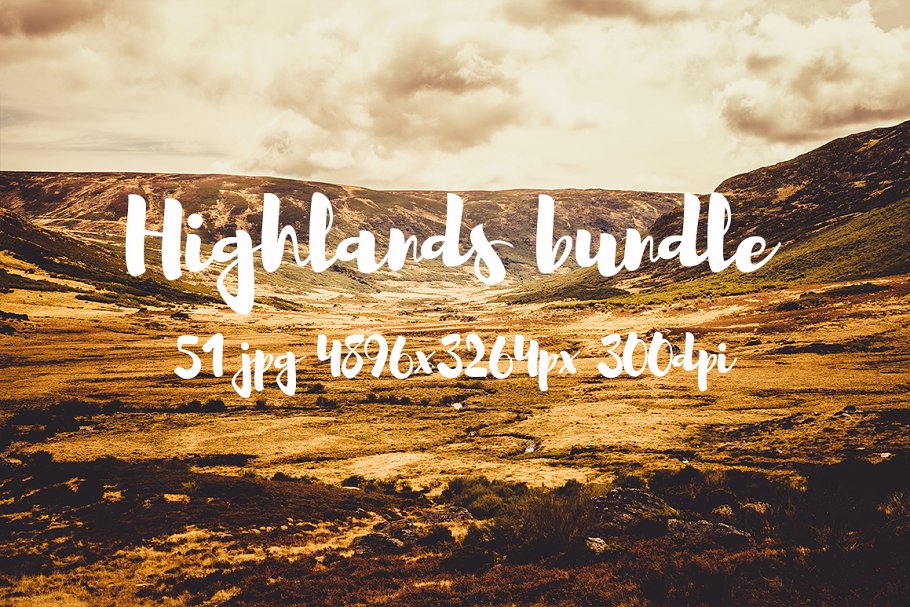 宏伟高地景观高清照片合集 Highlands photo bundle插图