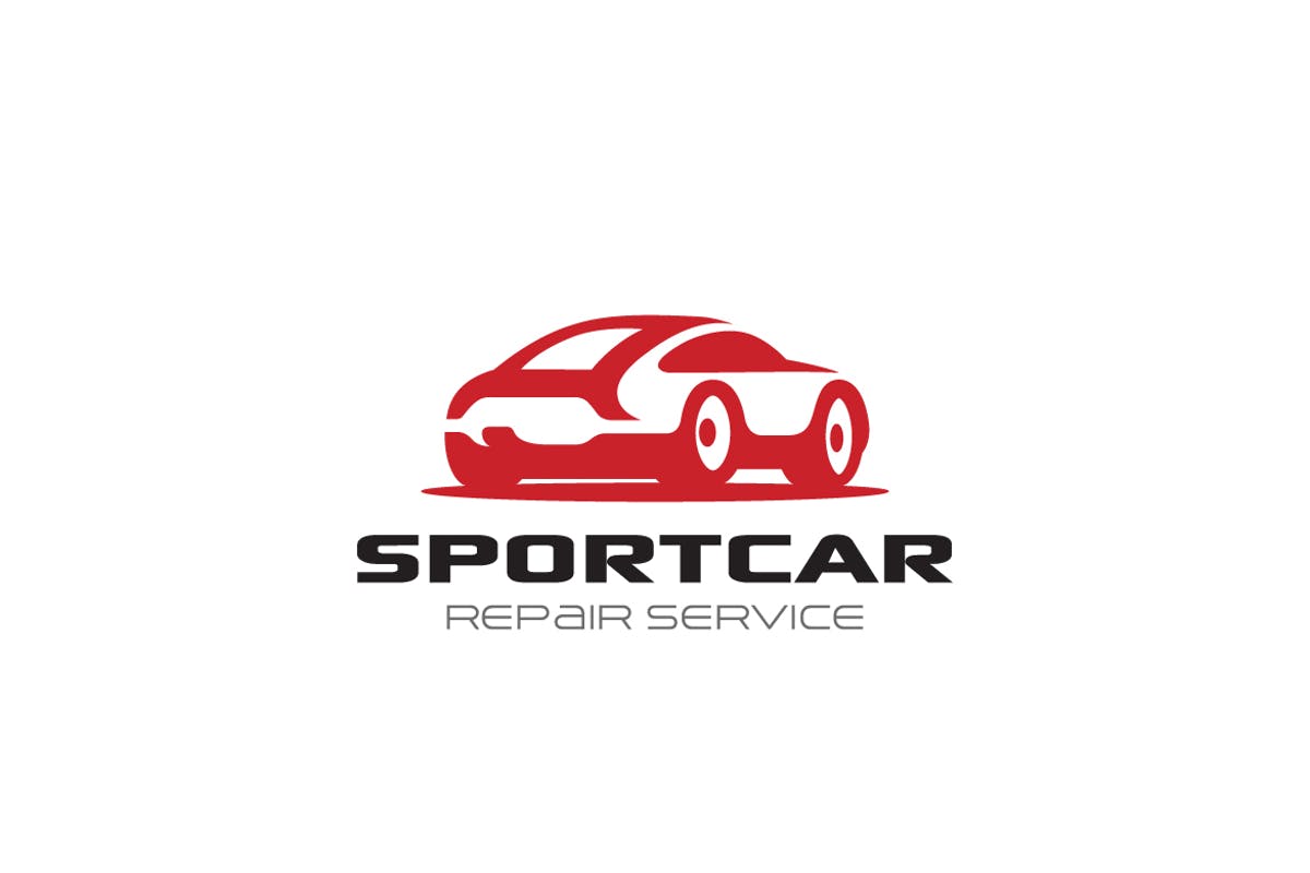 汽车汽修服务品牌Logo模板 Logo Car Auto Vehicle Sport Race Repair Rental插图
