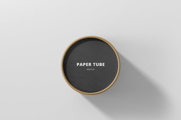 茶叶/咖啡小纸筒包装设计样机模板 Paper Tube Packaging Mock-Up – Small插图(4)