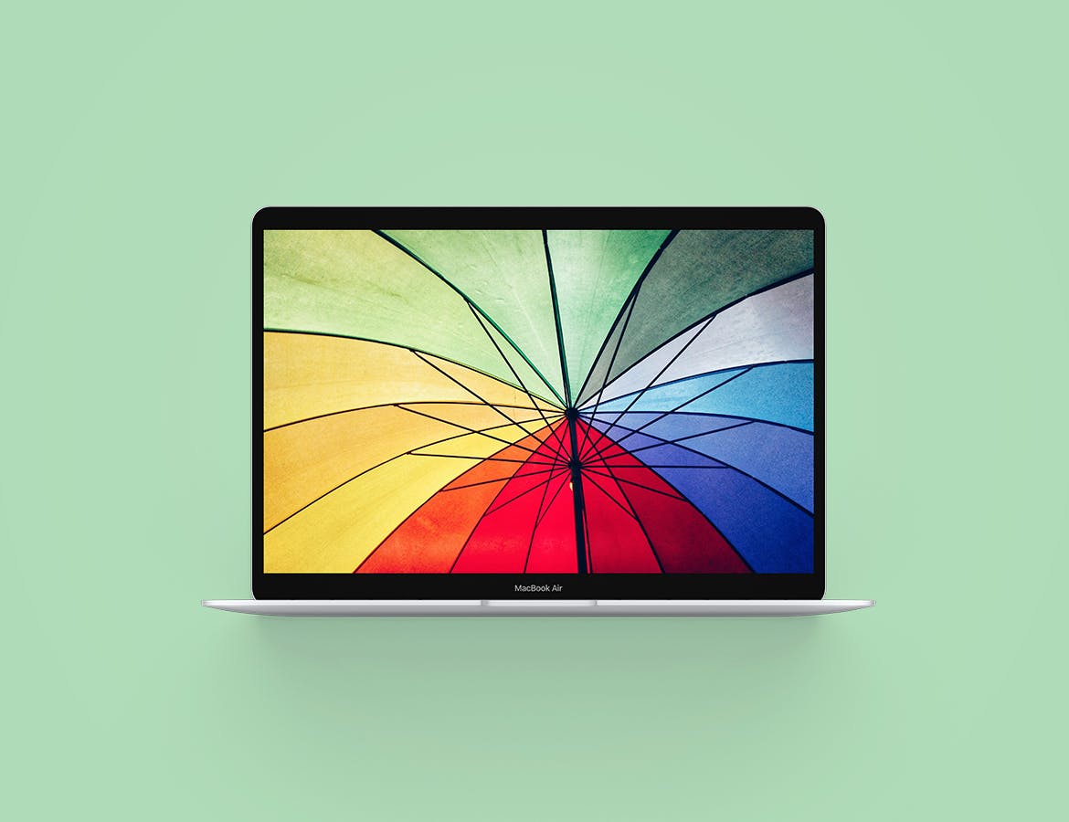 MacBook 2019版本Web网站设计案例展示样机 Macbook Air 2019 Mockup插图(1)