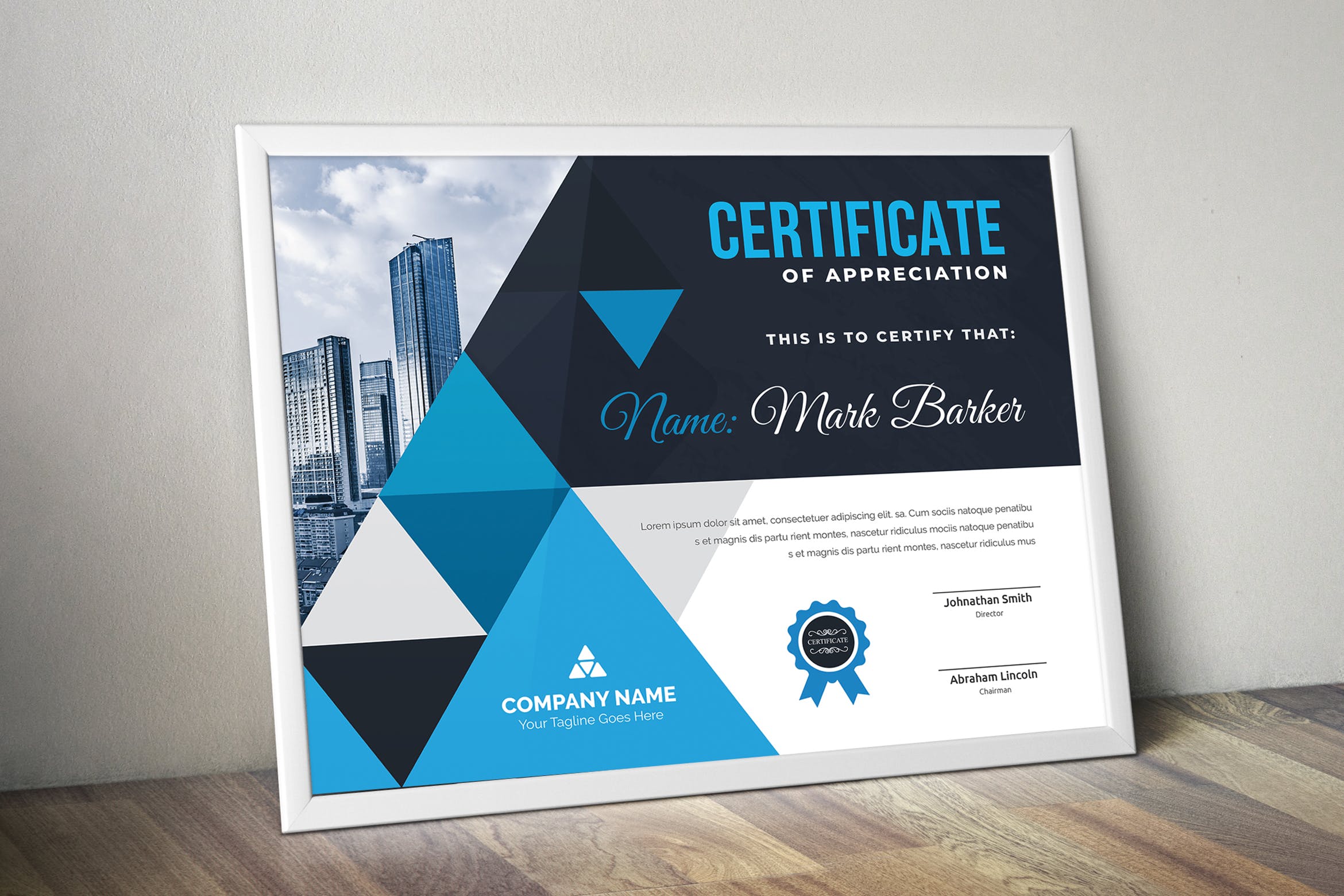 品牌销售代理/资格认证证书设计模板 Certificate插图