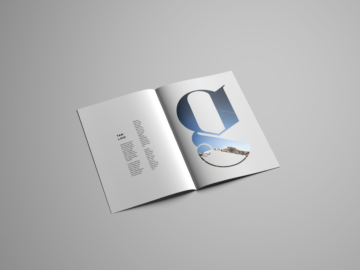 产品手册/宣传册设计效果图样机模板 Tabloid Brochure Mockup – Photoshop插图(4)