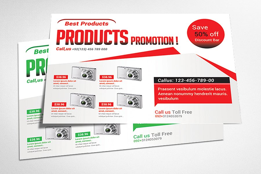 经典3C产品促销特卖传单模板 Product Promotion Flyer Templates插图