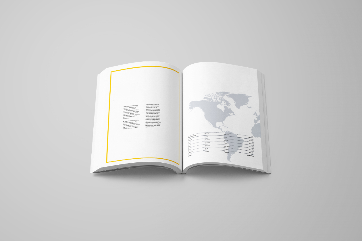A4标准尺寸图书内页排版设计图样机模板 Photoshop A4 Book Mockup插图(8)