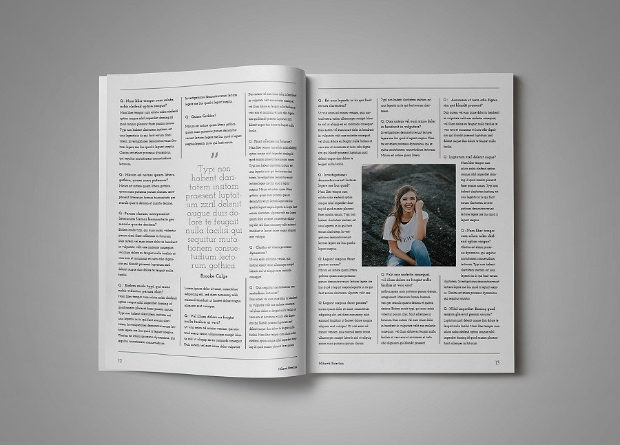 30页时尚多用途的Indesign杂志模板下载[indd]插图(7)
