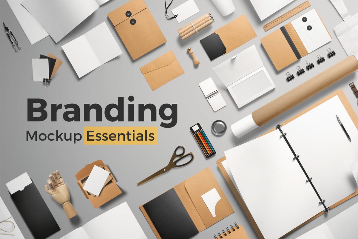品牌VI设计展示&场景样机合集 Branding Mockup Essentials Vol. 1插图