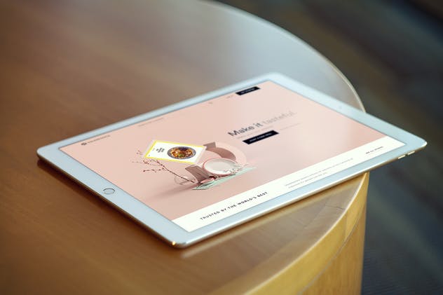 手持iPad Pro设备样机模板v7 iPad Pro Mockups v7插图(5)