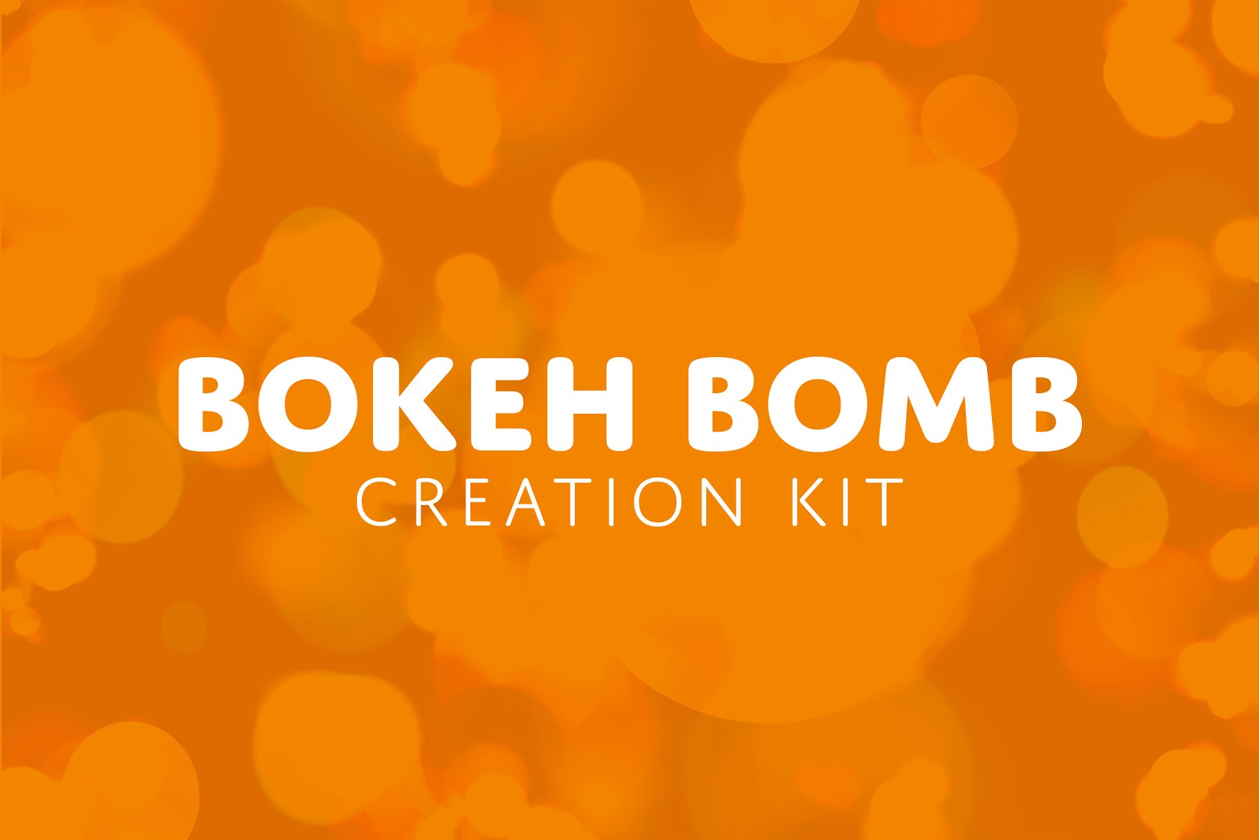 炫酷高光散景特效生成器PS动作 Bokeh Bomb Creation Kit插图
