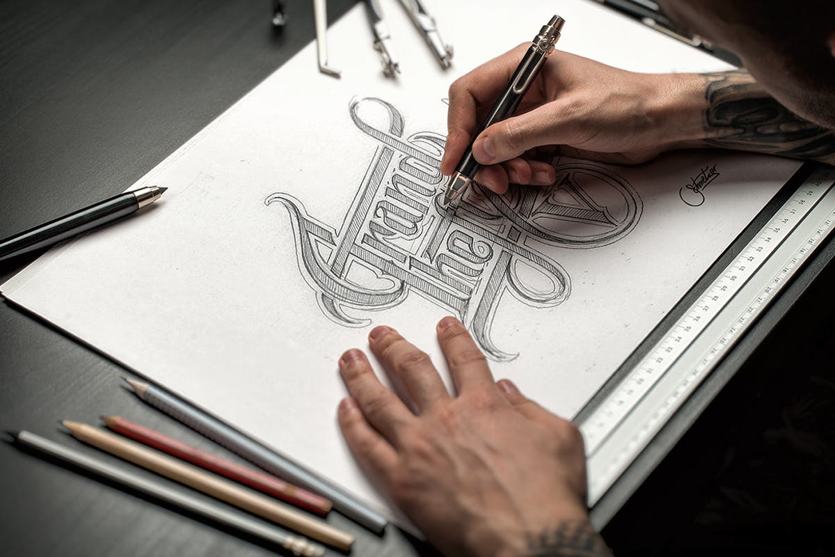 素描手绘作品展示样机模板 Sketch / Hand Drawn Mockup Set插图