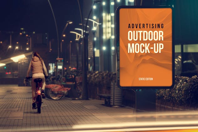 户外巨型广告海报动态样机模板 Animated Outdoor Advertising Mockups插图(5)
