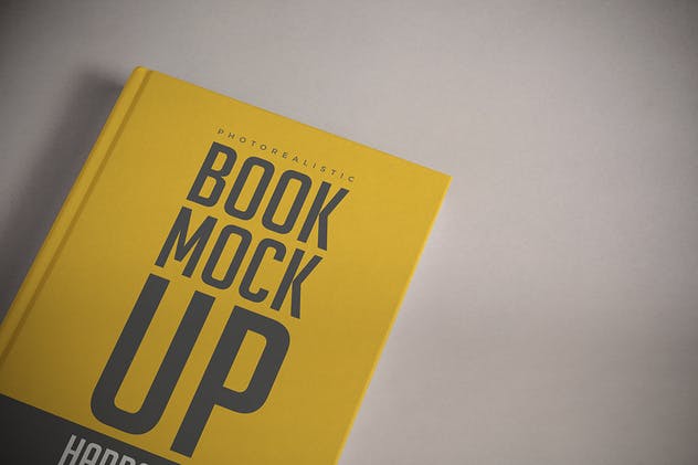 精装硬封书籍样机模板 Hardcover Book Mock-up插图(6)