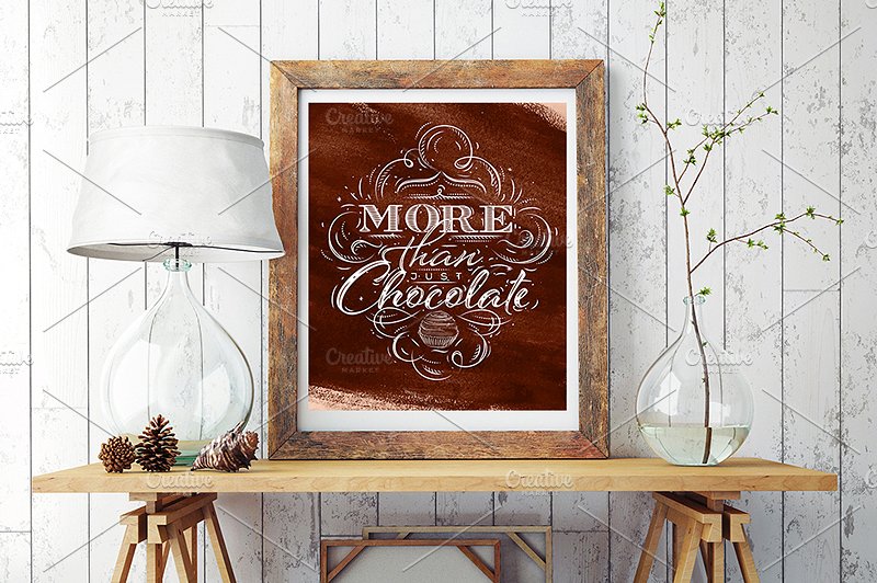 复古巧克力标签插画 Chocolate Set插图(5)