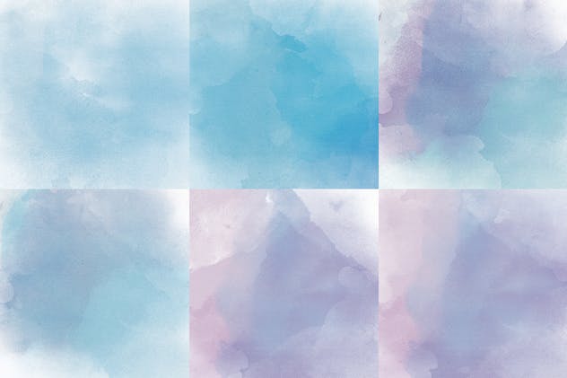 冬天霜冻风格水彩纹理背景素材 Frosty Texture Backgrounds插图(2)