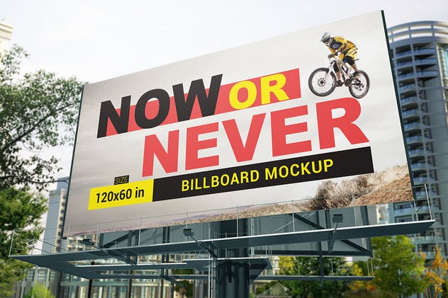 城市路边巨幅广告牌样机Vol.2 Billboard Mockups 02插图(2)