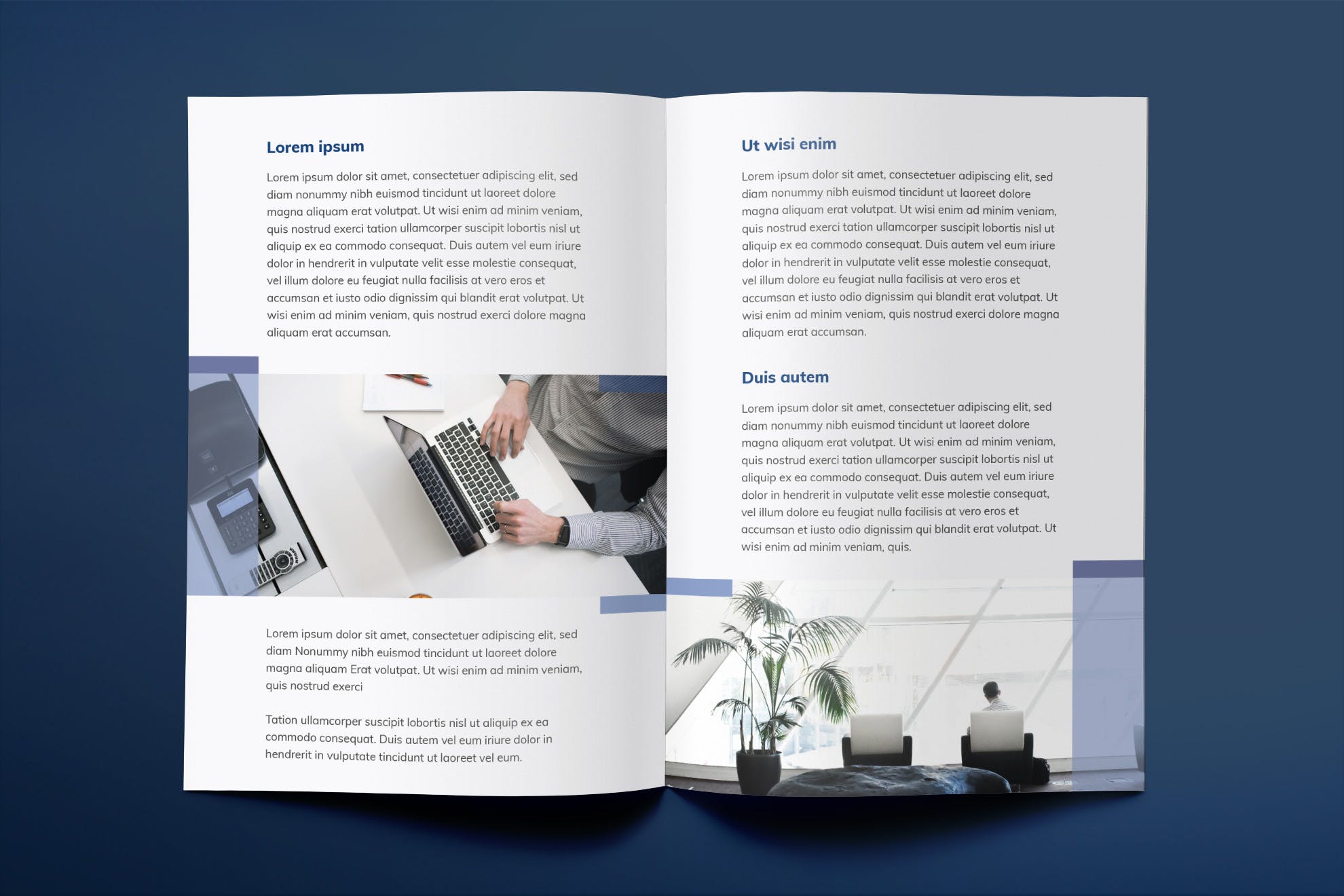 创业项目对折宣传册设计模板 Startup Brochure Bifold插图(2)