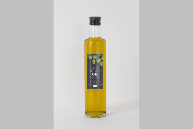 食用橄榄油瓶样机展示模板 Olive oil Bottle Mock Up插图(4)