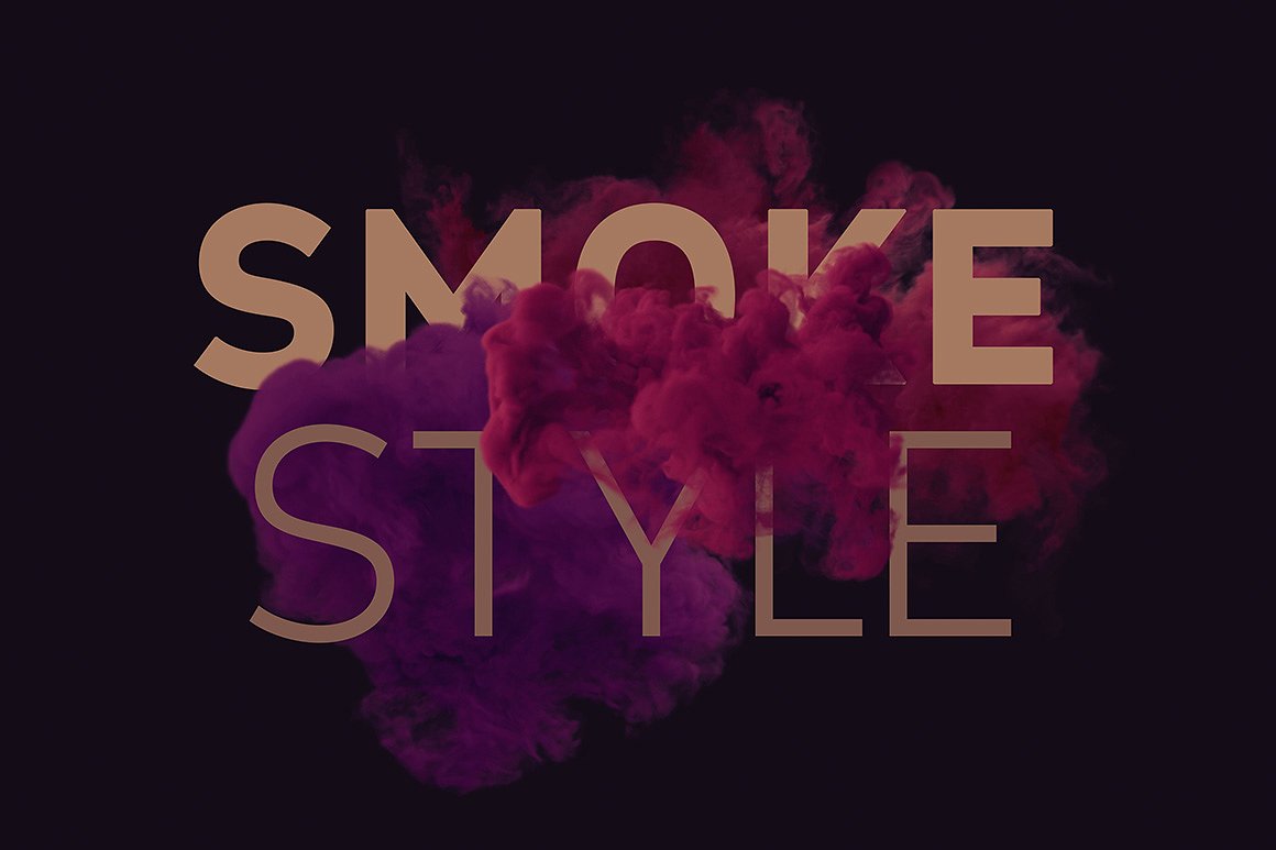 PS 彩色烟雾特效扩展包 Smoke Toolkit Extra（烟雾形状、笔刷、背景纹理）插图(2)