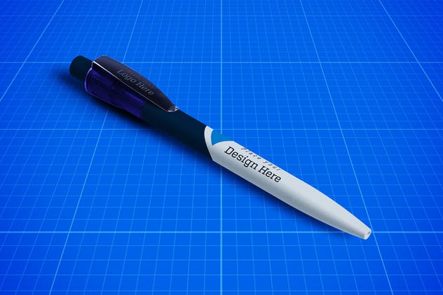 圆珠笔签字笔样机模板v11 Pen Mockup V.11插图(15)