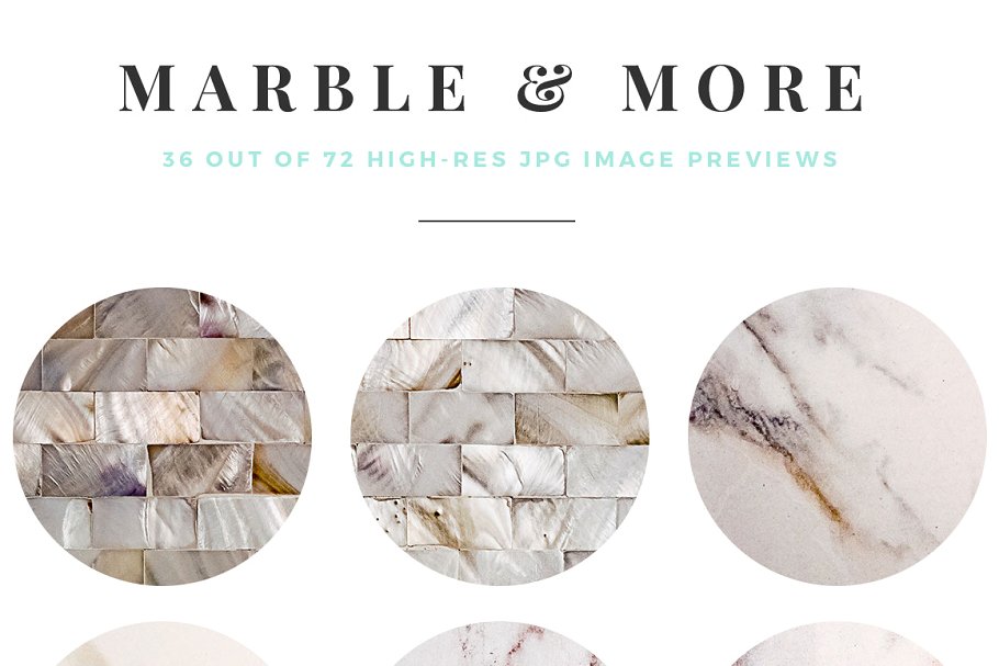 大理石&烫金锡纸纹理 Marble & More Backgrounds插图(2)