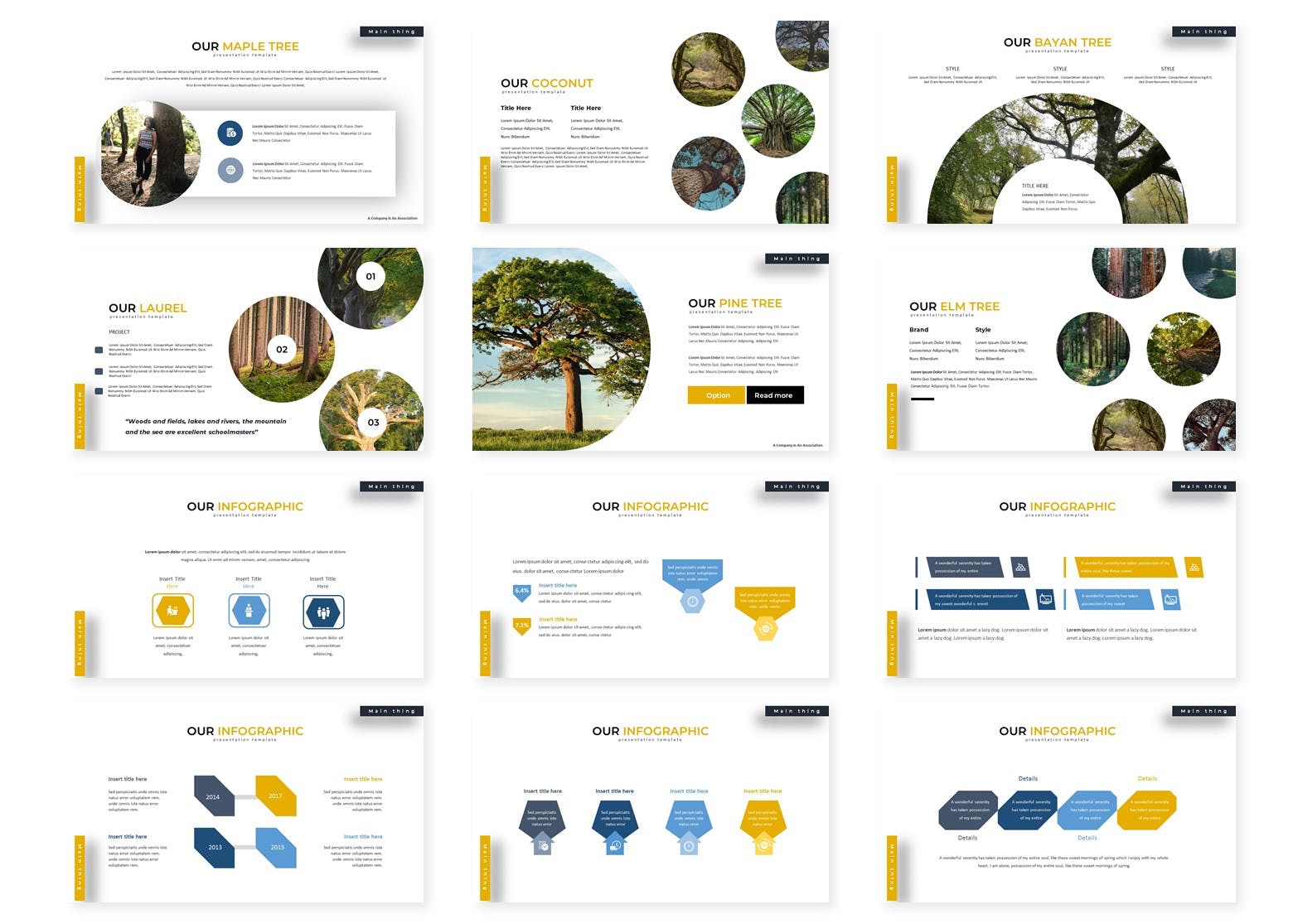 园林景观设计PPT幻灯片模板下载 Greenlife – Powerpoint Template插图(2)