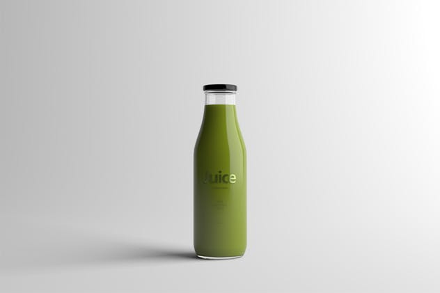 果汁玻璃瓶外观设计样机模板 Juice Bottle Packaging Mock-Up插图(7)