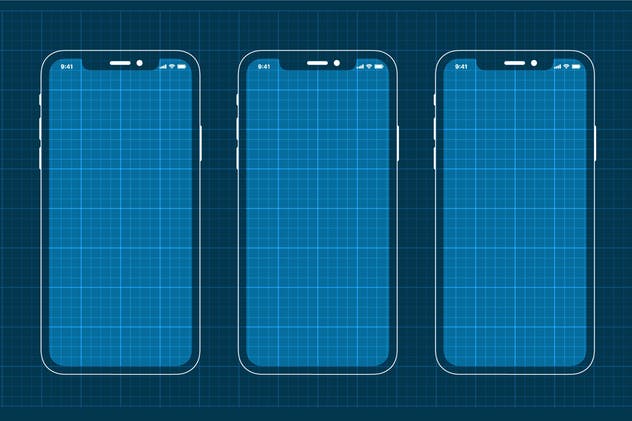 iPhoneXS&三星手机网页&APP应用原型设计展示样机模板 iPhoneXS and Samsung Prototype mockup插图(1)