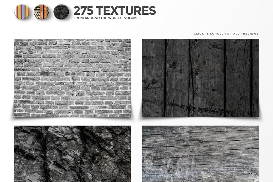 275款凸显世界各地风景文化的背景纹理合集[3.86GB] 275 Textures From Around the World插图(3)