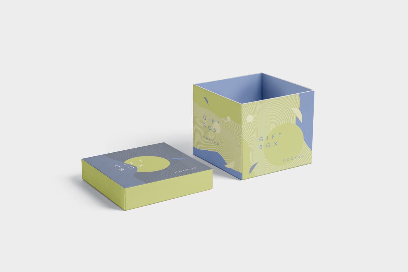 礼品定制包装盒外观设计效果图预览样机 5 Attractive Gift Box Mockups插图(2)