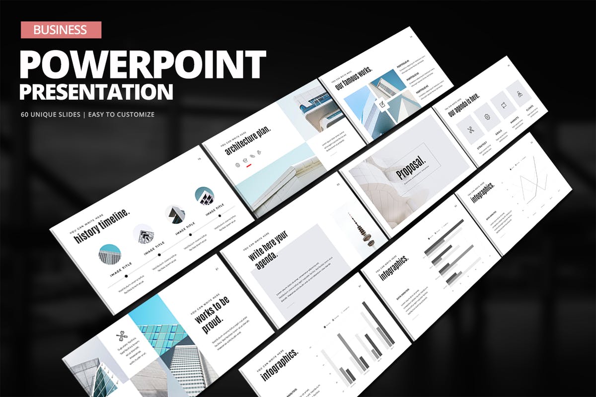 企业项目规划说明PPT幻灯片模板 Business Powerpoint Presentation插图