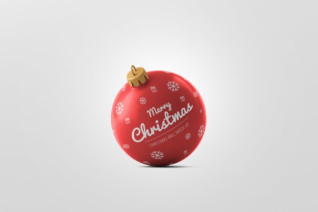 圣诞球样机展示模板 Christmas Ball Mockup插图(5)