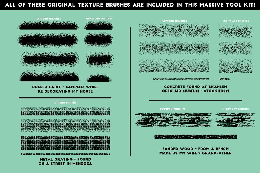 终极纹理AI笔刷库 The Ultimate Texture Brush Library插图(10)