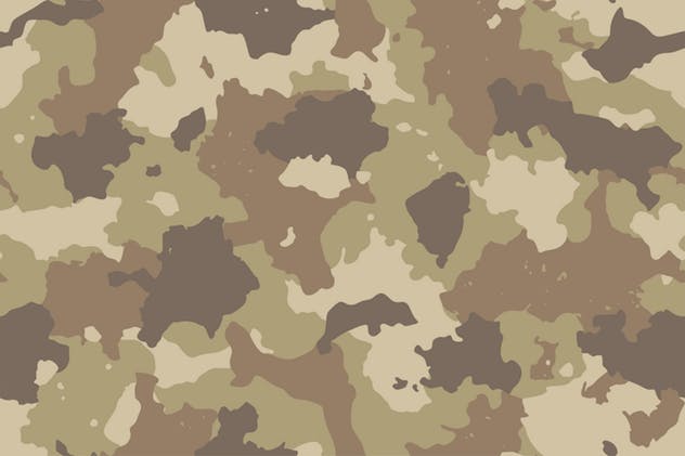 军事迷彩服印花无缝图案 Camouflage Seamless Patterns插图(2)