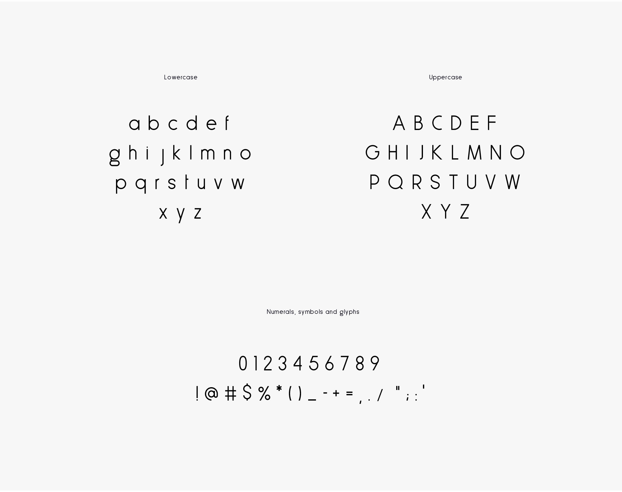 简约美英文无衬线设计字体 Less Sans Minimal Typeface插图(6)