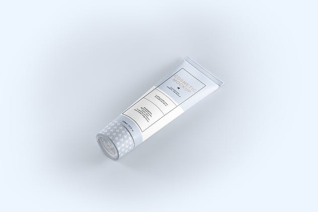 美容化妆品软管包装样机 Cosmetic Tube Packaging Mockup插图(9)