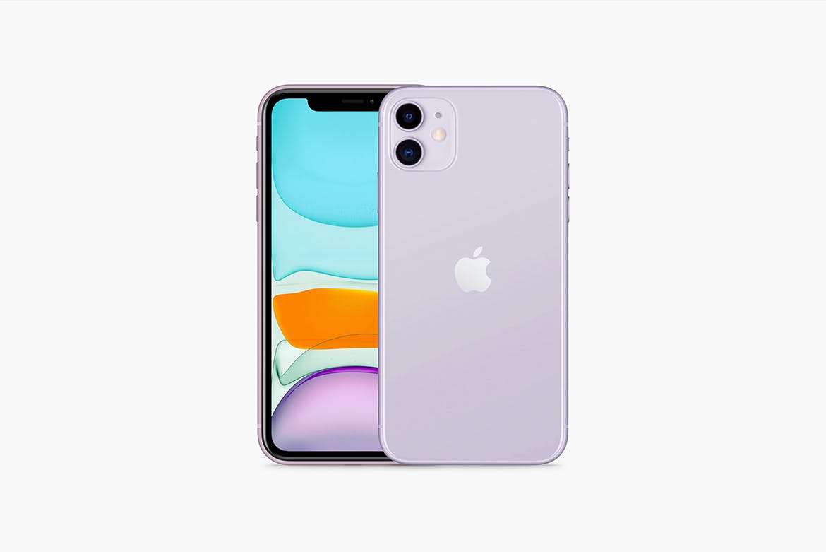 2019年新款iPhone 11苹果手机样机模板[6种配色] iPhone 11 Mockup插图(1)