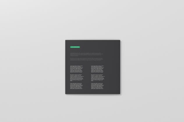 方形四折页宣传册传单样机模板 4-Fold Brochure Mockup – Square插图(11)