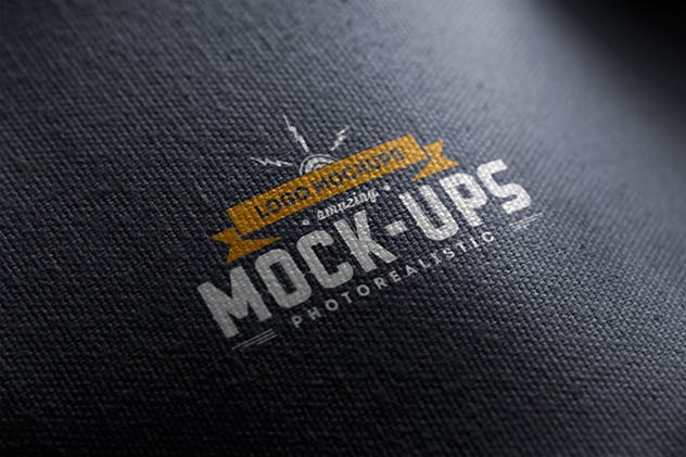 服装缝纫风格Logo样机v1 Logo Mock-Ups / Vol.1插图(8)