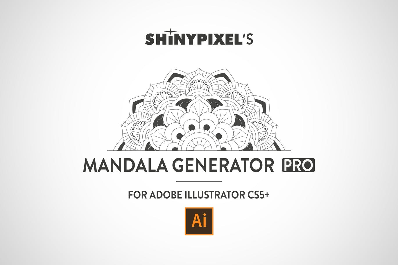 曼陀罗图形设计绘画LR素材包for AI Mandala Generator PRO插图