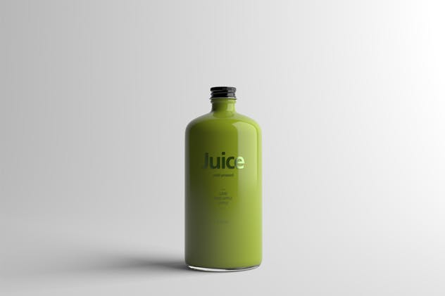 果汁玻璃瓶外观设计样机模板 Juice Bottle Packaging Mock-Up插图(8)
