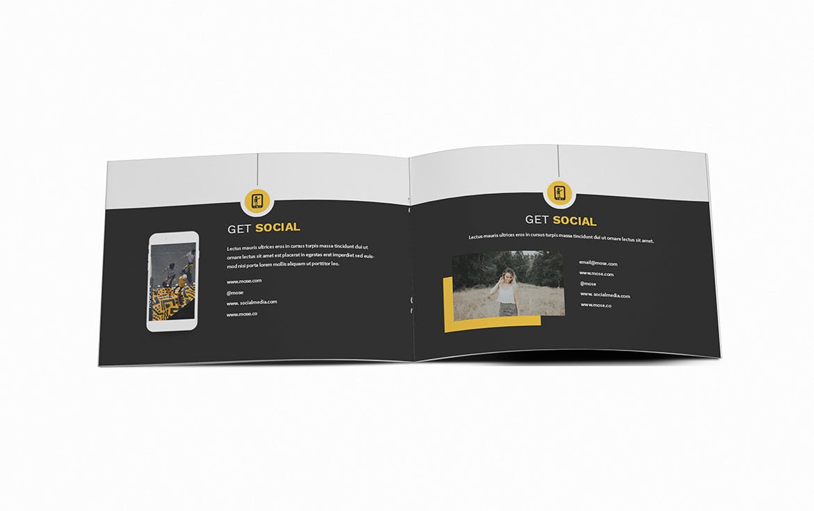 顶尖人才A5横版个人简历画册设计模板 Atery Resume CV A5 Brochure Template插图(12)