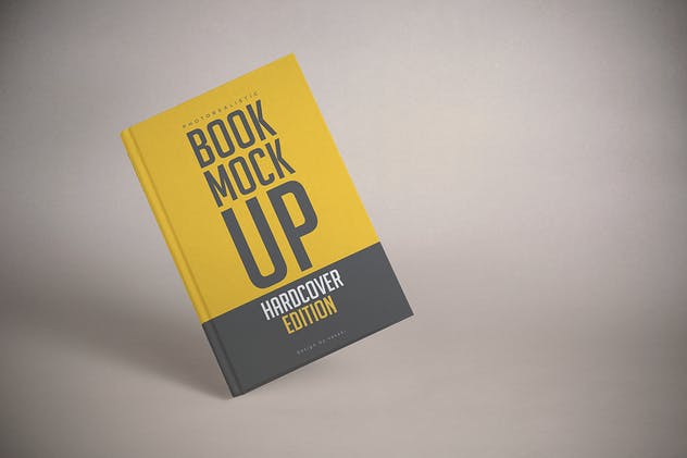 精装硬封书籍样机模板 Hardcover Book Mock-up插图(5)